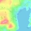 Schull topographic map, elevation, terrain