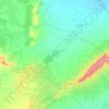 عين رباو topographic map, elevation, terrain