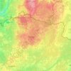 Alūksnes novads topographic map, elevation, terrain