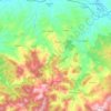El Maine topographic map, elevation, terrain