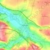 Mellingen topographic map, elevation, terrain
