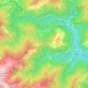 Gurro topographic map, elevation, terrain