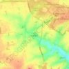 Caxton topographic map, elevation, terrain