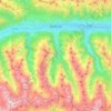 Mittersill topographic map, elevation, terrain