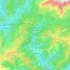 Dienten am Hochkönig topographic map, elevation, terrain