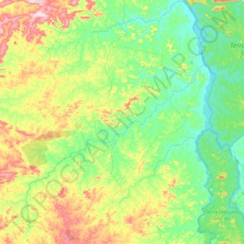 Castanheira topographic map, elevation, terrain