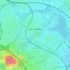 Saint-Gratien topographic map, elevation, terrain