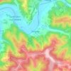 Sergeac topographic map, elevation, terrain