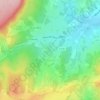 Barizey topographic map, elevation, terrain