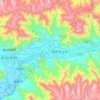Chengguan District topographic map, elevation, terrain