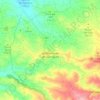 Granyena de les Garrigues topographic map, elevation, terrain