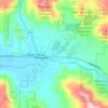 Pala topographic map, elevation, terrain