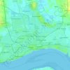 Kingston upon Hull topographic map, elevation, terrain