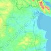 County Louth topographic map, elevation, terrain