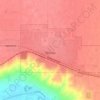 Oxbow topographic map, elevation, terrain