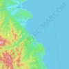Fudai topographic map, elevation, terrain