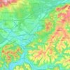 66424 topographic map, elevation, terrain
