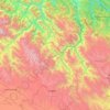 Provincia Inquisivi topographic map, elevation, terrain