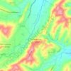 Castelleone di Suasa topographic map, elevation, terrain