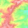Князевское сельское поселение topographic map, elevation, terrain