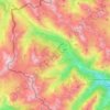 Argentera topographic map, elevation, terrain