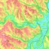 Collier Township topographic map, elevation, terrain