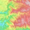 Dourbies topographic map, elevation, terrain