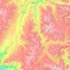 Cebadas topographic map, elevation, terrain