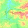 Ain Soltane topographic map, elevation, terrain