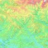 Baglung topographic map, elevation, terrain