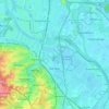 21079 topographic map, elevation, terrain