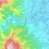 Vescovato topographic map, elevation, terrain