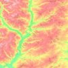 Лебедянский район topographic map, elevation, terrain