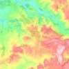 Ittiri topographic map, elevation, terrain