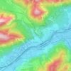 Jenbach topographic map, elevation, terrain