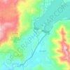 Lake Isabella topographic map, elevation, terrain