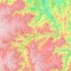 Provincia de Huánuco topographic map, elevation, terrain