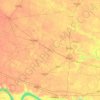 Bhadohi topographic map, elevation, terrain