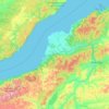 Кабанский район topographic map, elevation, terrain