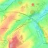 Divion topographic map, elevation, terrain