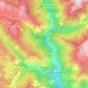 Roure topographic map, elevation, terrain