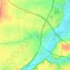 Schkortleben topographic map, elevation, terrain