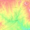 Runnels County topographic map, elevation, terrain