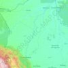 Río Beni topographic map, elevation, terrain