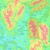恭城县 topographic map, elevation, terrain