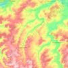 Мензеля topographic map, elevation, terrain
