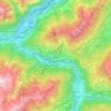Fließ topographic map, elevation, terrain