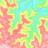 Açoita Cavalo topographic map, elevation, terrain