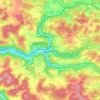 Weigendorf topographic map, elevation, terrain