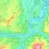 Steyr topographic map, elevation, terrain
